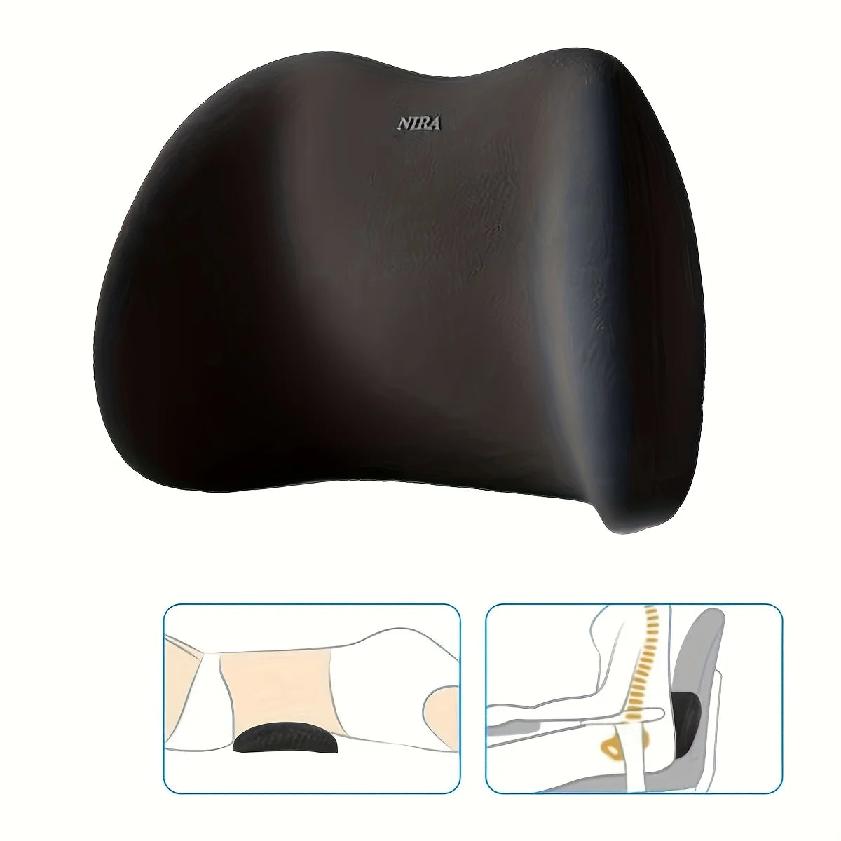 Cuscino Ortopedico Memory Foam - Supporto Ergonomico Schiena e Collo